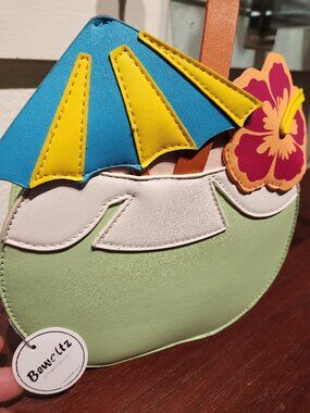 Sippin' on a Coconut Drink Handbag (NWT)